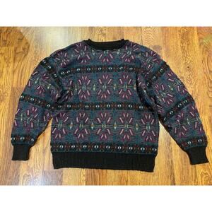 Vintage 80s LOBO Pendleton 100% Cotton Crew Neck Sweater – Men’s Size Medium
